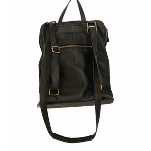 L Credi Italian Leather Convertible Backpack